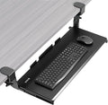 VIVO Large Height Adjustable Under Desk Keyboard Tray, C-clamp Mount System by VIVO