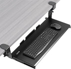 VIVO Large Height Adjustable Under Desk Keyboard Tray, C-clamp Mount System by VIVO