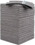 HOMEXCEL Grey Microfiber Cleaning Cloth, 24 Pack Cleaning Towels by HOMEXCEL
