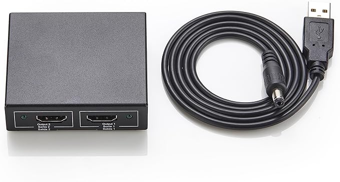 Amazon Basics HDMI Splitter 1 in 2 Out, 4K@30Hz - Image 5