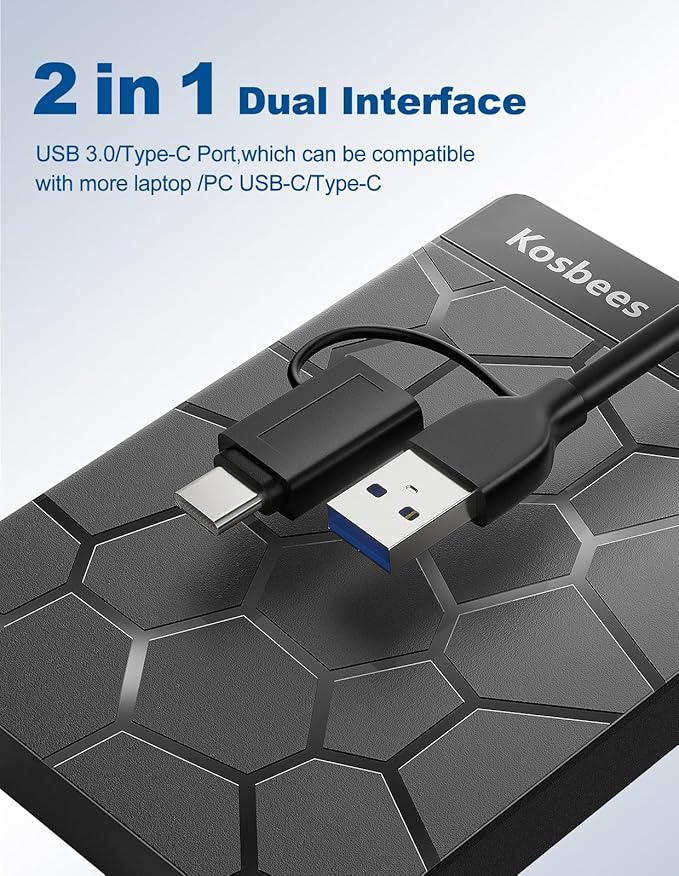 1 TB External Hard Drives, Portable Hard Drive - Image 4