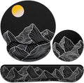 Ergonomic Keyboard Wrist Rest, Mouse Pad by QOMOLAMA