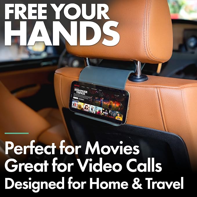 Folden Airplane Phone Holder, Flexible Tablet and Cell Phone Holder, Folding - Image 3
