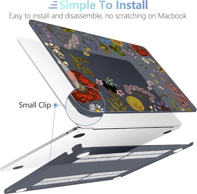 MEEgoodo for M4/M3/M2 MacBook Air 15.3 inch Case 2025 2024 2023, Case Fit Model - Image 5