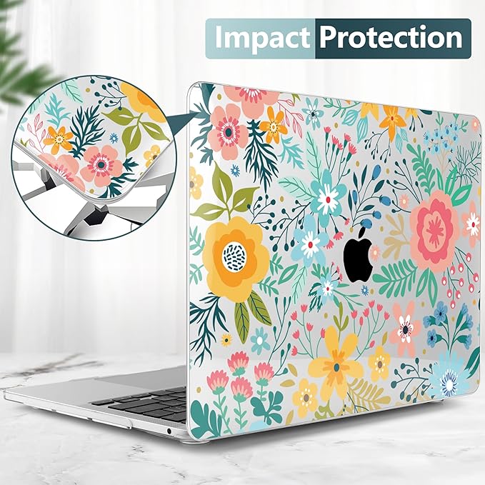 TWOLSKOO Compatible with MacBook Pro 13 inch Case 2023-2016 A2338 M2/M1 A2251 - Image 6