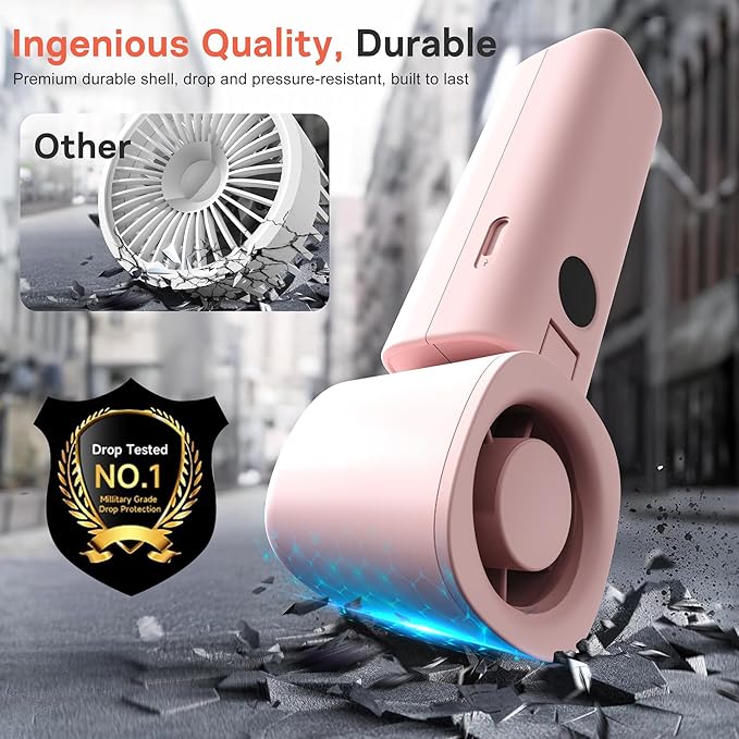 Personal Handheld Fan, Portable 3-in-1 High-Speed Turbo Fan - Image 7
