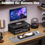 Desk Organizers and Accessories, 2-Tier Computer Monitor Stand Riser - Image 8