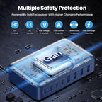 USB C Charger 200W USB C Charger Block, Upgraded GaN III 8-Port Fast Charging - Image 4