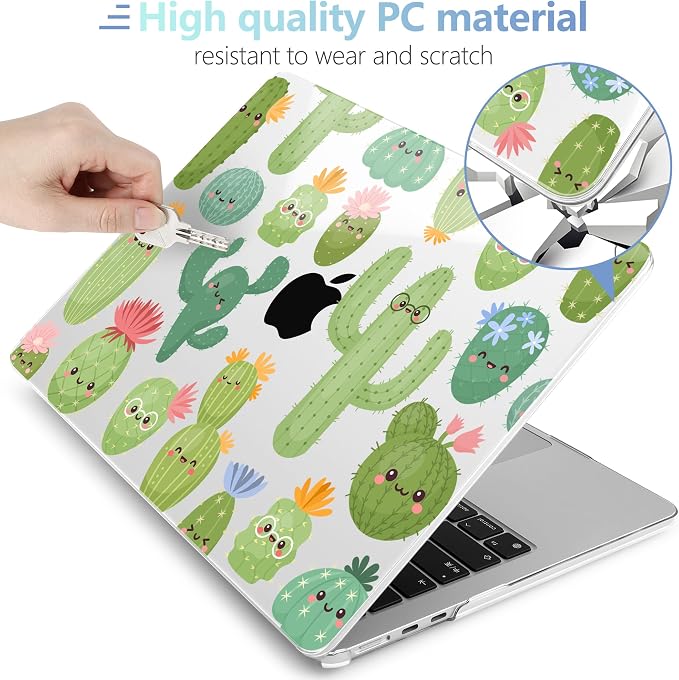 MEEgoodo Case for M4/M3/M2 MacBook Air 13.6 inch Case 2025 2024 2022, Fit Model - Image 4