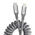 Ventev - Helix 3ft Expandable iPhone Cable | Fast Charging USB C to Apple by VENTEV