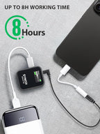 SYNCO Wireless Lavalier Microphone, G2 MAX 2.4G Dual Transmitter 24 Hours - Image 5