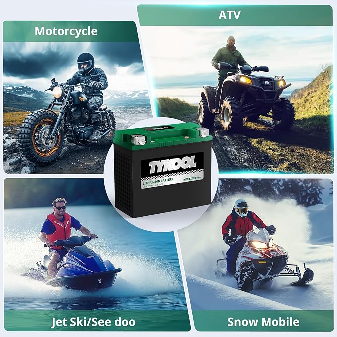TYKOOL YTX20L-BS-STD Lithium LiFePO4 Motorcycle Battery 12v, 2X Cranking Amps - Image 5