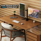 Mount-It! Dual Monitor Stand, Premium Adjustable Desk Mount - Image 7