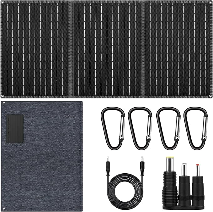 30W 100W 200W 400W Solar Panel, Portable Foldable Solar Panel Kit by Unknown