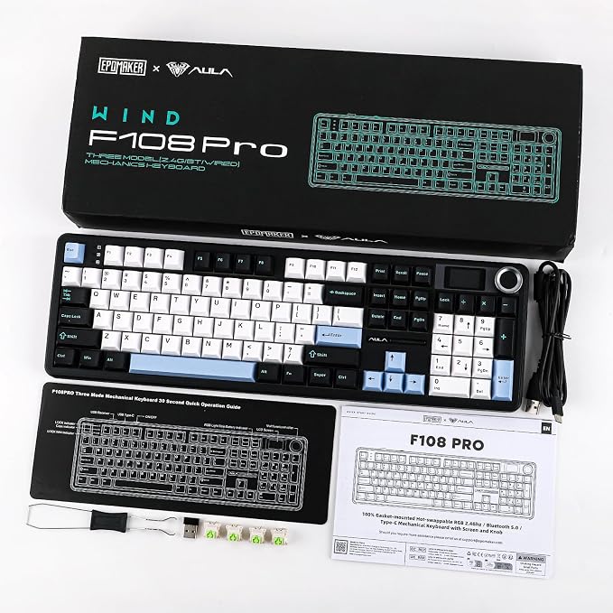 EPOMAKER X Aula F108 PRO Wireless Gaming Keyboard - Image 8