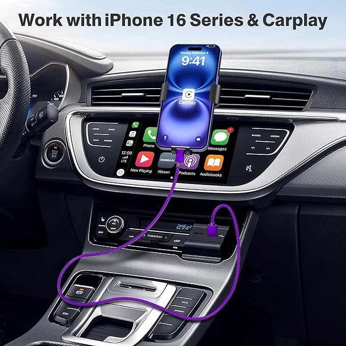 Elebase for iPhone 16 Pro Max Car Charger Cable 1.5/3.3/6.6FT 3 Pack, Type C - Image 2