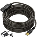 Active USB Extension Cable 50 Feet, USB 2.0 A Male to Female Cord, by Conable