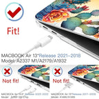 MEEgoodo for MacBook Air 13.3 inch Case 2021 2020 2019 2018 A2337 M1 A2179 A1932 - Image 2