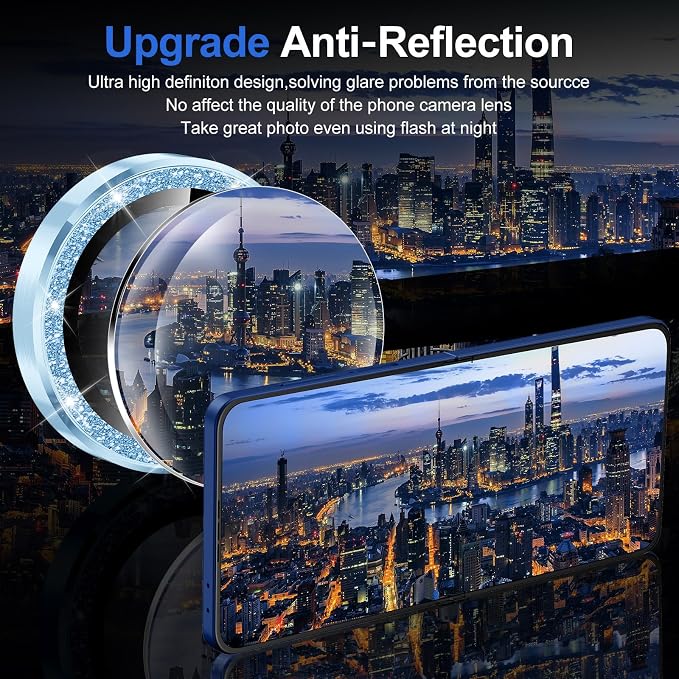 for Samsung Galaxy Z Flip 7 Camera Lens Protector, Individual Metal Ring - Image 4