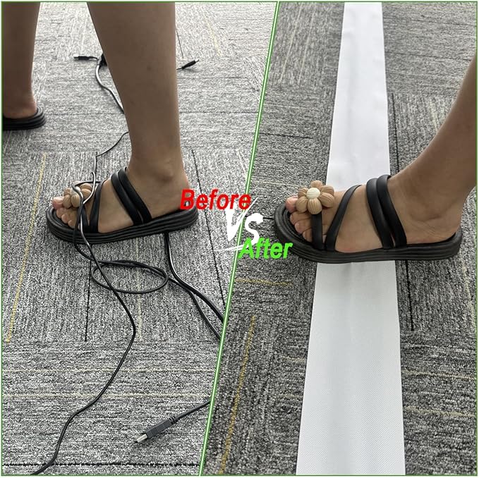 Floor Cable Covers - 10ft Oxford Fabric Cord Protector - Image 5