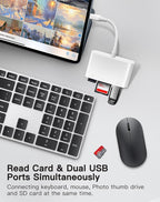 USB C SD Card Reader for Mac/MacBook/iPad/iPhone 15 Pro WNXSLOAD SD Card Adapter - Image 5
