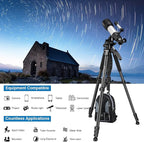 Tripod for Camera, Professional Heavy Duty Compact Camera Stand for Phone - Image 6