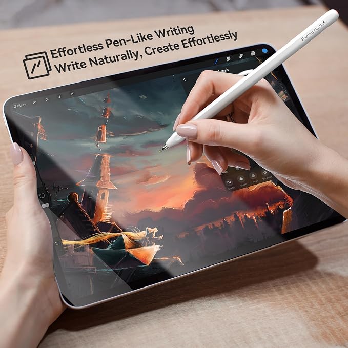 Chrome Metal Tips for Apple Pencil Pro/1st/2nd & USB-C, 2 Pack Durable Pencil - Image 4