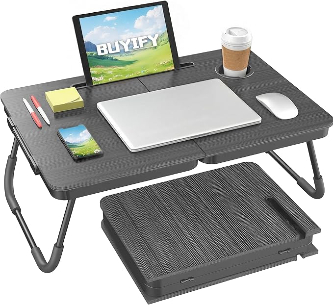 BUYIFY Foldable Laptop Bed Desk by BUYIFY