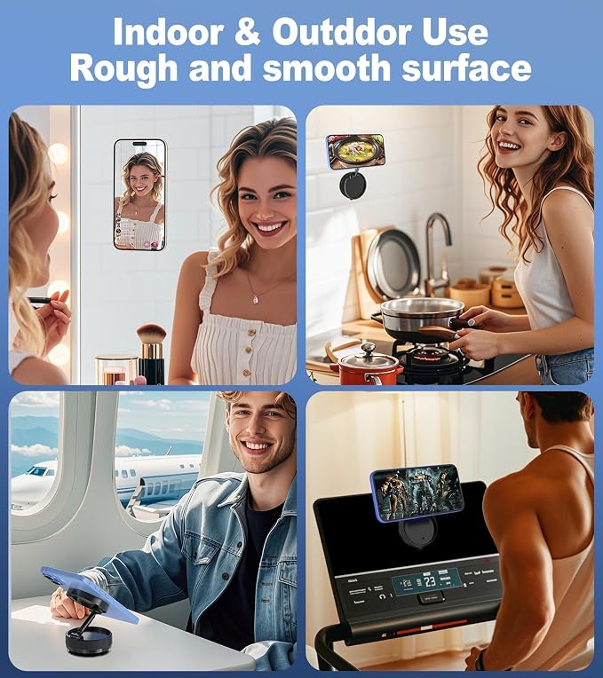 Vacuum Magnetic Phone Holder, Suction Cup Phone Mount - Image 6