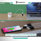 Magnetic Cable Clips – Chargeworx Cord Organizer - Image 3