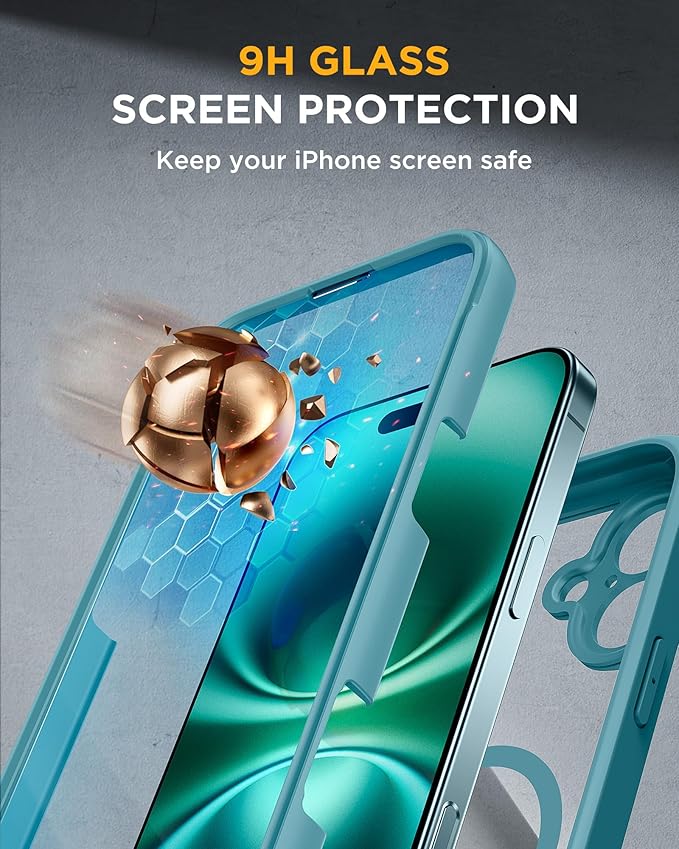 Miracase Magnetic for iPhone 16 Plus Case Full-Body Phone - Image 3