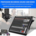 S-10 Audio Mixer 10 channel 8 channel Professional DJ Mixing Console - Image 3