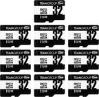 TEAMGROUP Micro 32GB x 10 Pack UHS-I U1 Class 10 SDHC SDXC Read Speed up to by TEAMGROUP