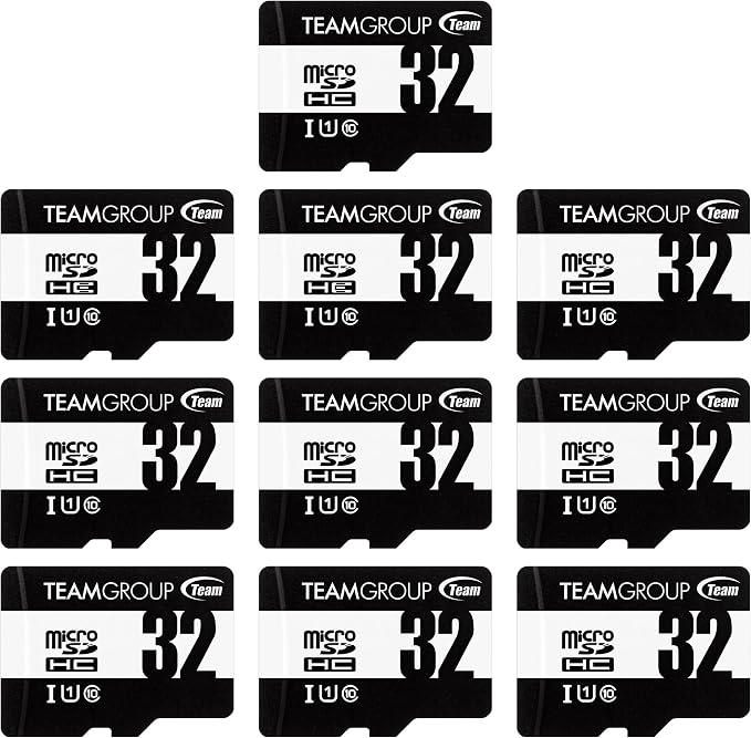 TEAMGROUP Micro 32GB x 10 Pack UHS-I U1 Class 10 SDHC SDXC Read Speed up to by TEAMGROUP