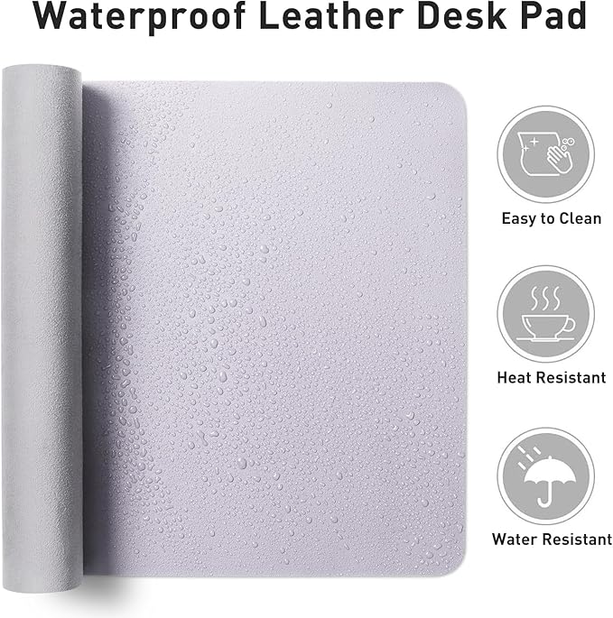 Aothia Faux Leather Desk Mat - Image 6