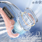 FrSara Neck Fan, Portable Personal Fan Strong Wind, Air Volume, 360° Cooling - Image 4