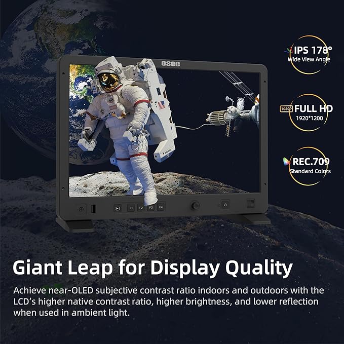 osee Mega 15S 15inch 1500 Nits Higher Bright Pro HDR Field Production Monitor - Image 2