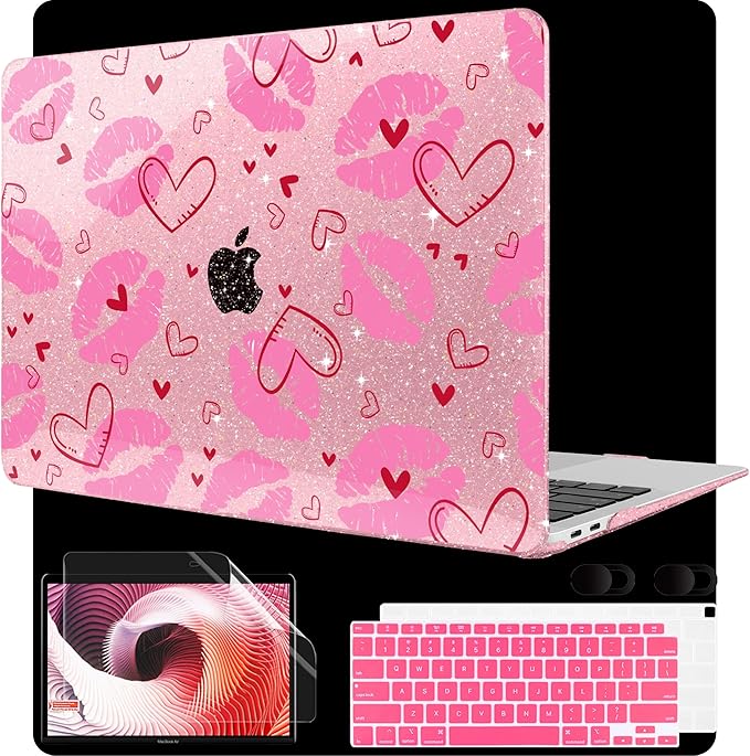 MEEgoodo for MacBook Air 13 inch Case 2021 2020 2019 2018 Released A2337 M1 by MEEgoodo