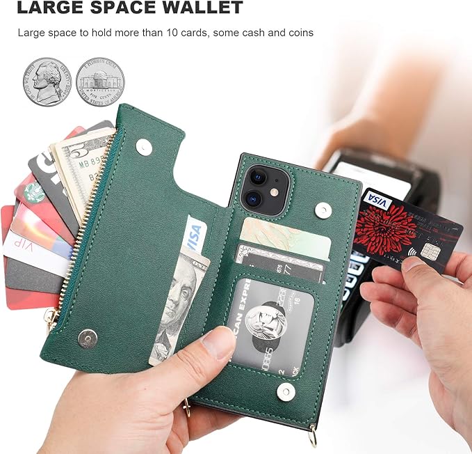 Bocasal Crossbody Wallet Case for iPhone 11 - Image 4