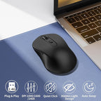 Wireless Mouse for Laptop, Chromebook, Silent Wireless Mouse - Image 2