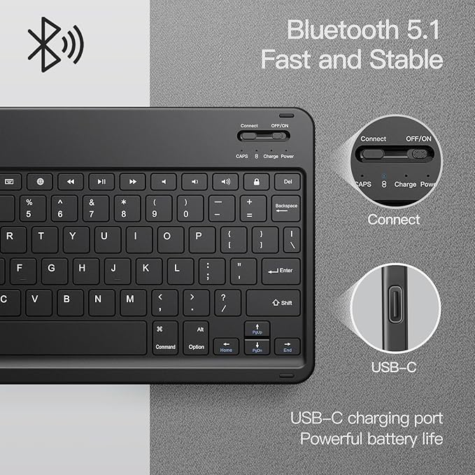JETech Keyboard Case for iPad 10.2-Inch - Image 3