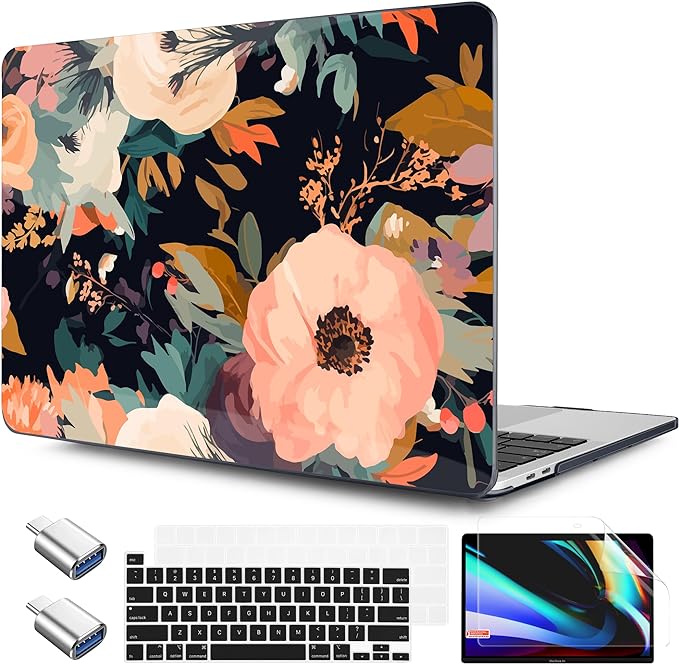 TWOLSKOO Compatible with MacBook Pro 13 inch Case 2023-2016 A2338 M2/M1 A2251 by TWOLSKOO