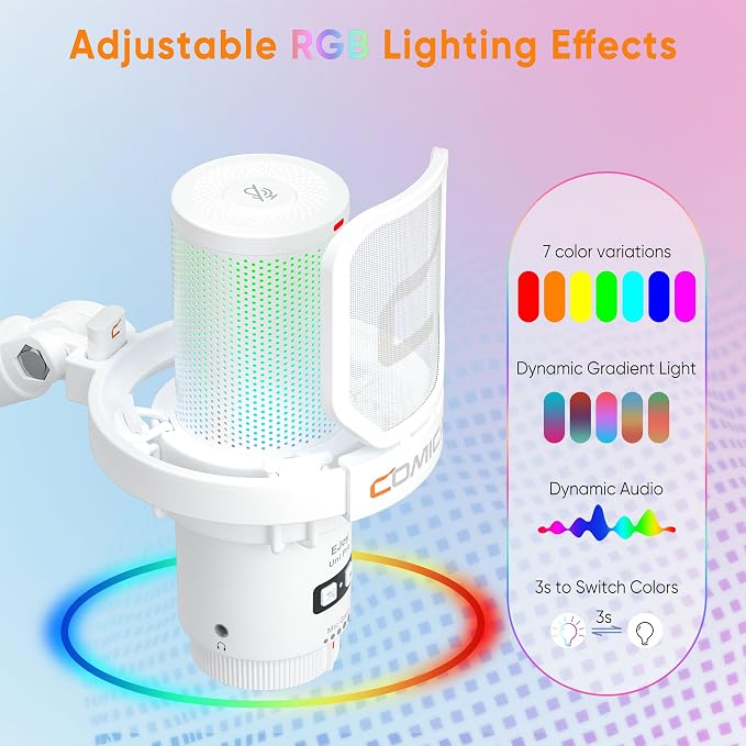 Comica EJoy Uni Pro Wireless USB Condenser Gaming - Image 4