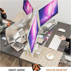 Hemudu 2 Pack Computer Monitor Riser - Image 3