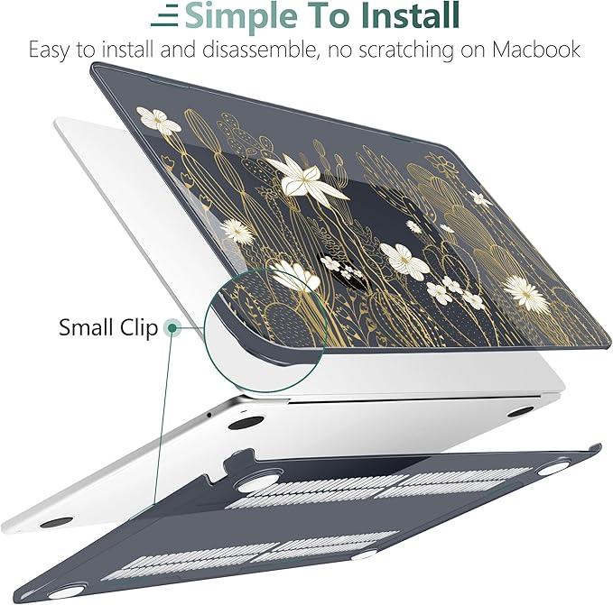 TWOLSKOO for M4 MacBook Air 13.6 inch Case 2025-2022 Release M4 A3240 M3 A3113 - Image 3