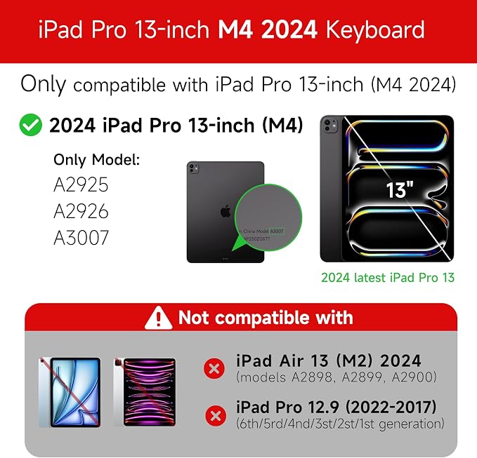 HOU for iPad Pro 13 inch Case 2024 - Image 2