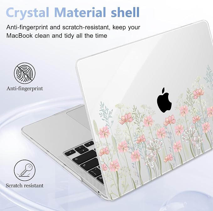 Case for MacBook Pro 13 inch with/Without Touch Bar, Hard Shell + Keyboard - Image 6