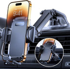 Miracase Phone Holders for Your Car, Universal Cell Phone Car Mount, 3-in-1 by Miracase