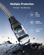Short iPhone Charger Cable 3FT, i Phone Charging Cord Compatible - Image 3