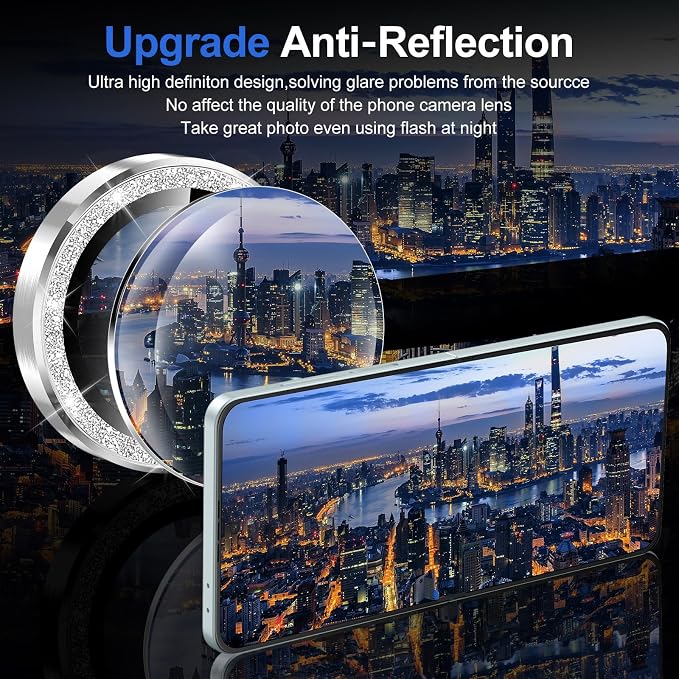 for Samsung Galaxy Z Flip 7 Camera Lens Protector, Individual Metal Ring - Image 4